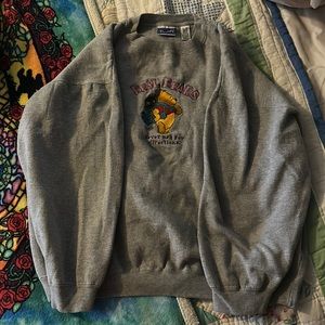 Grey Winnie the Pooh crew neck